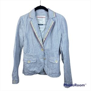 Anthropologie Cartonnier Sunglow Pinstripe Blaxer